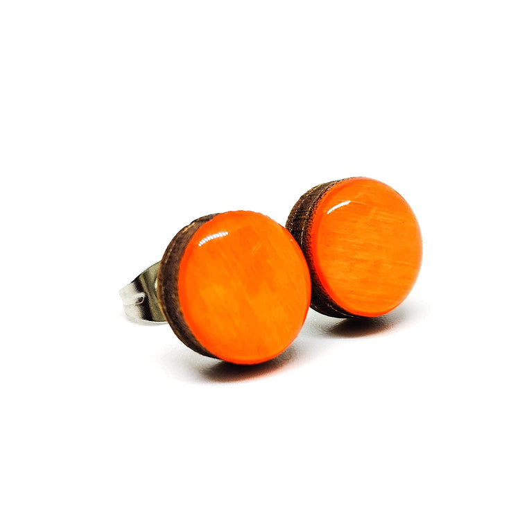 candi cove designs hypoallergenic stud earrings orange hypoallergenic studs for women