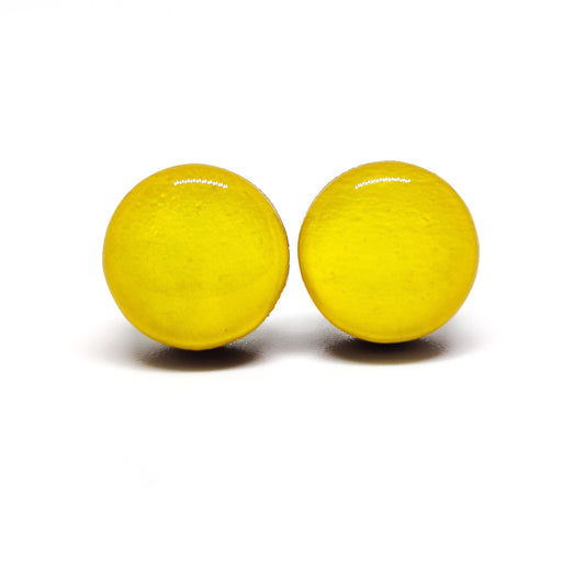 Bright yellow stud earrings by candi cove designs, yellow stud earrings, yellow dot earrings, yellow button earrings large yellow earrings, small yellow button earrings, yellow post earrings, yellow wood stud earrings, big yellow ball earrings, resin earrings yellow, round bright yellow stud earrings, yellow ball earrings, bright yellow jewelry, yellow studs, yellow earrings button, yellow earring, button earrings, yellow round tribal earrings for women, canary yellow earrings
